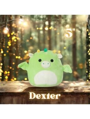 NWOT Squishmallows Dexter the Green Dragon 5"